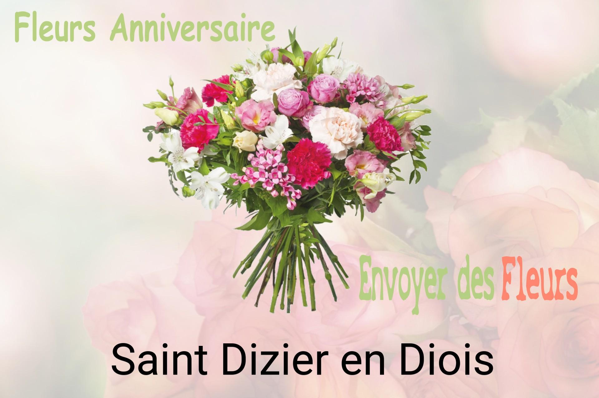 Bouquet de fleurs d’anniversaire livré à Saint-Dizier-en-Diois
